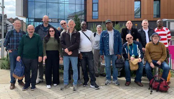 The Thursday Group, Huddersfield pose in a group shot